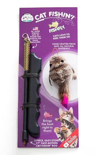 Cat fishing rod with plush figure Nobby Pet - Fishing rod - Toys - Cat