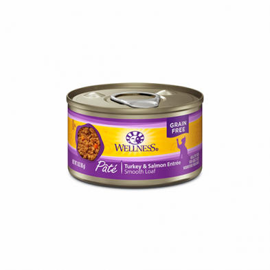 Wellness Complete Health Pate Turkey Salmon Entree Wet Cat Food