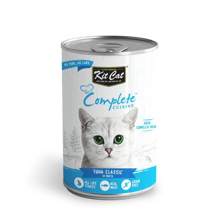 Kit Cat Complete Cuisine Tuna Classic in Broth Wet Cat Food