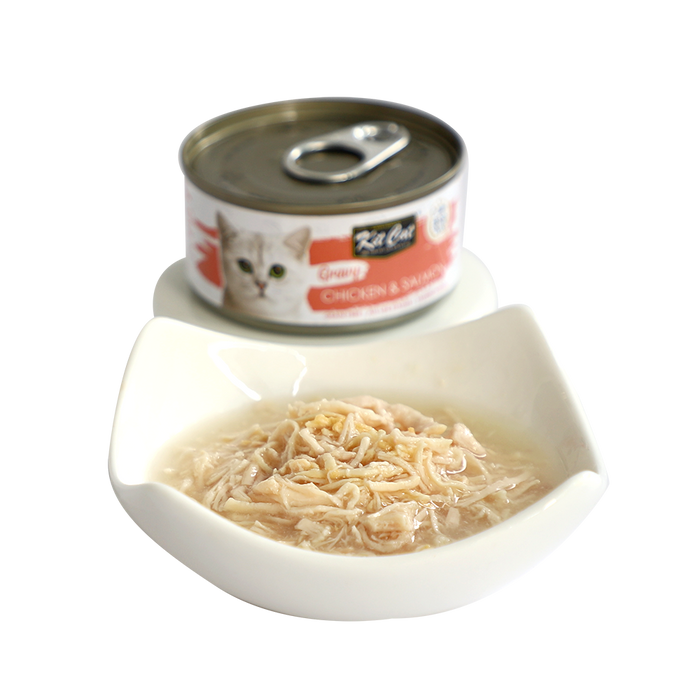 Kit Cat Gravy Series Chicken & Salmon Wet Cat Food