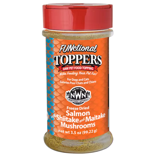 Northwest Naturals Functional Toppers - Salmon with Shiitake & Maitake Mushrooms