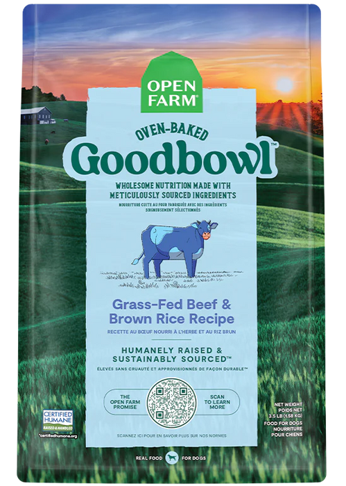 Open Farm GoodBowl Grass-Fed Beef & Brown Rice Recipe for Dogs