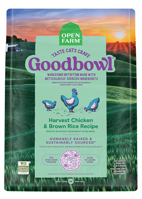 Open Farm GoodBowl Harvest Chicken & Brown Rice Recipe for Cats