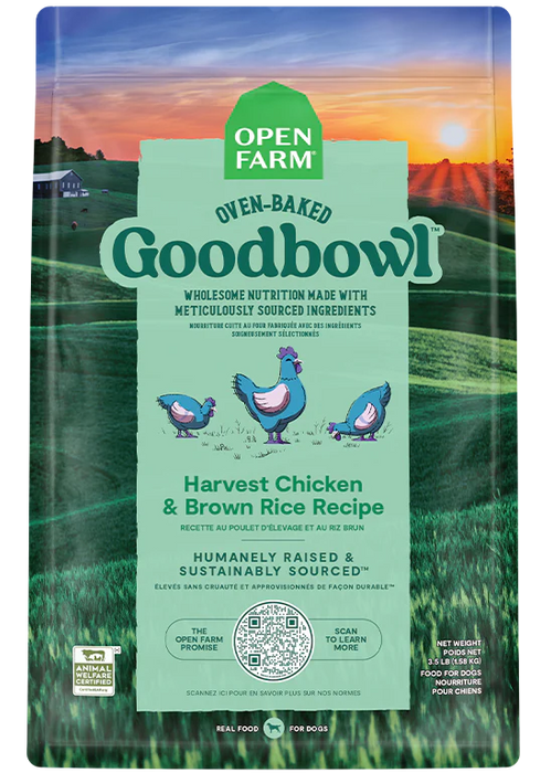 Open Farm GoodBowl Harvest Chicken & Brown Rice Recipe for Dogs