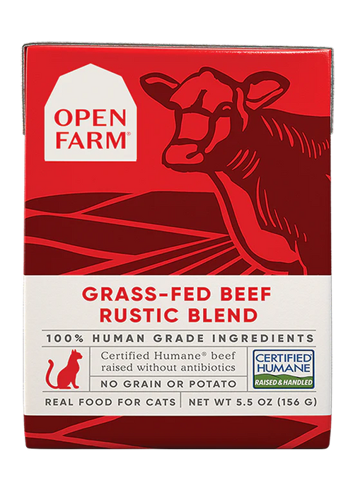 Open Farm Grass-Fed Beef Rustic Blend Wet Cat Food