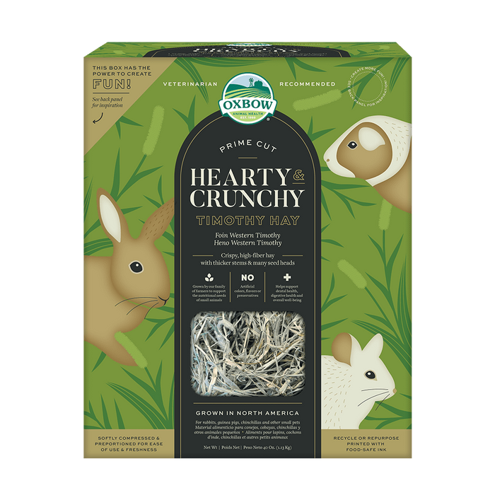 Oxbow Prime Cut Hearty & Crunchy Timothy Hay