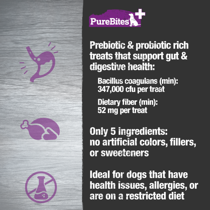 PureBites Gut & Digestion Formula Freeze Dried Dog Treat