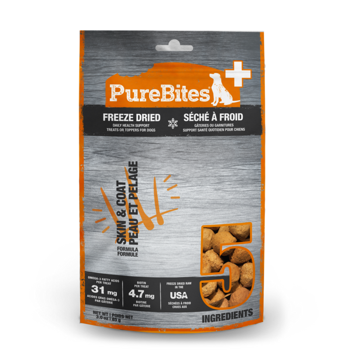 PureBites Skin & Coat Formula Freeze Dried Dog Treat