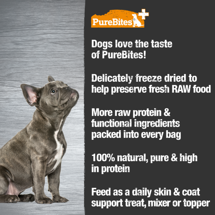 PureBites Skin & Coat Formula Freeze Dried Dog Treat