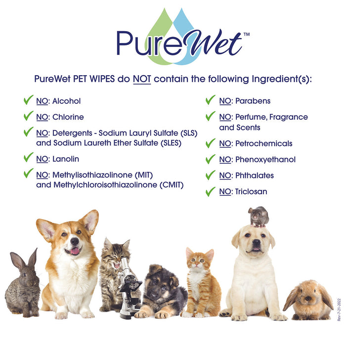 PureWet Pet Wipes