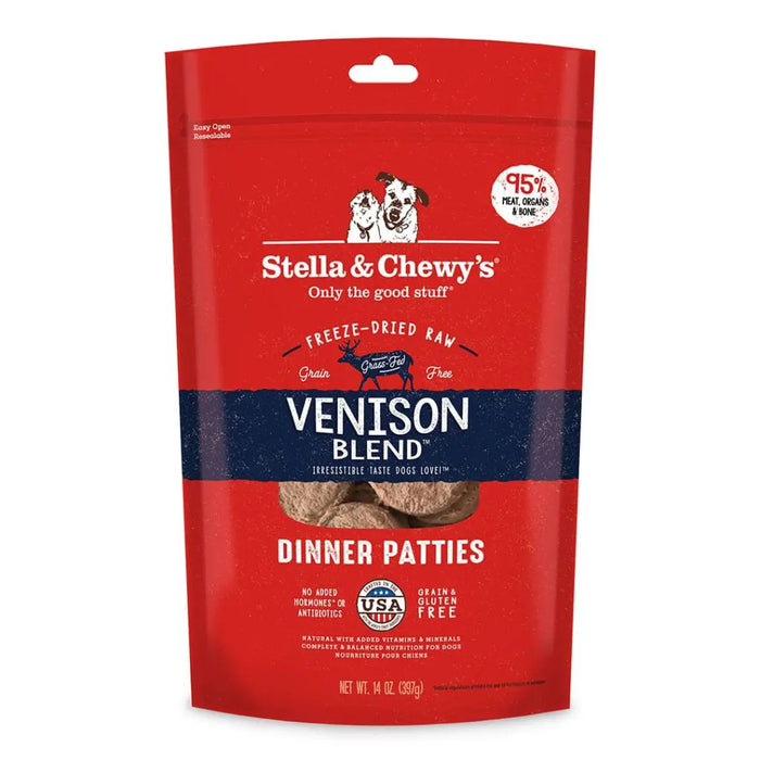 Stella & Chewy's Venison Blend Freeze Dried Raw Dinner Patties Dog Food
