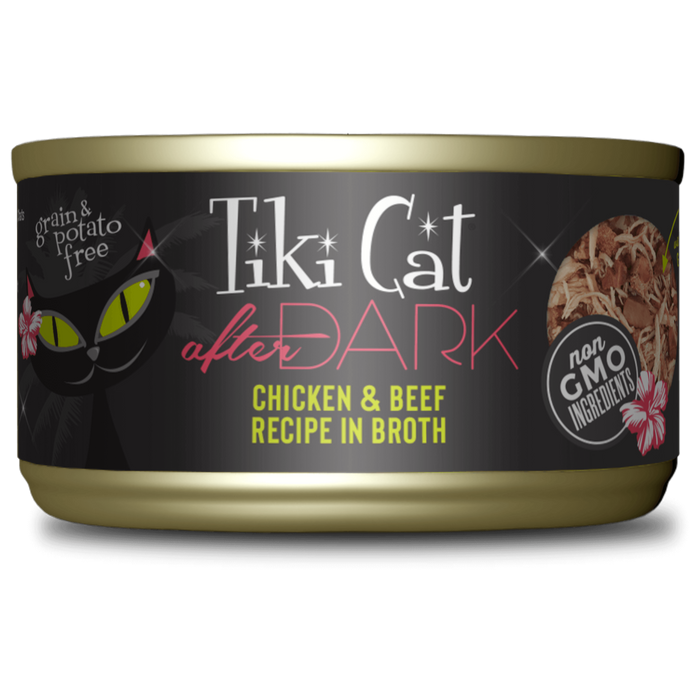 Tiki Cat After Dark Chicken & Beef in Broth Wet Food