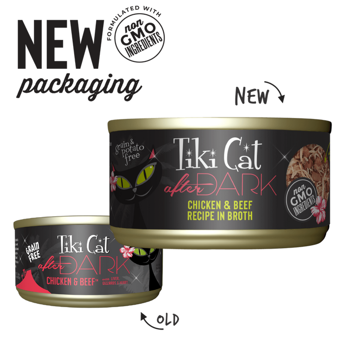 Tiki Cat After Dark Chicken & Beef in Broth Wet Food