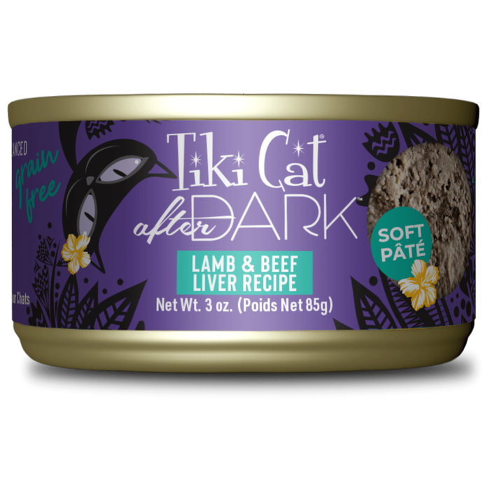 Tiki Cat After Dark Pate Lamb & Beef Liver Recipe Wet Cat Food