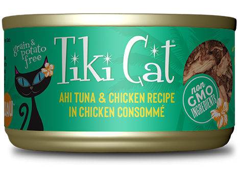 Tiki Cat Luau Ahi Tuna & Chicken in Chicken Consomme Wet Food