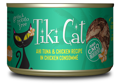 Tiki Cat Luau Ahi Tuna & Chicken in Chicken Consomme Wet Food