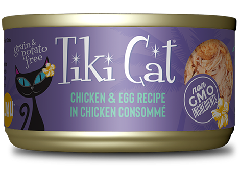 Tiki Cat Luau Chicken & Egg in Chicken Consomme Wet Food