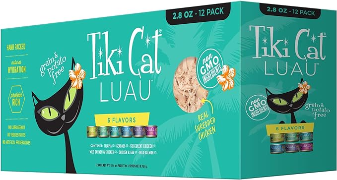 Tiki Cat Luau Variety Pack Wet Food 12 x 2.8oz
