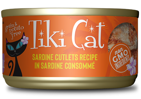 Tiki Cat Tahitian Grill Sardine Cutlets in Sardine Consomme Wet Food