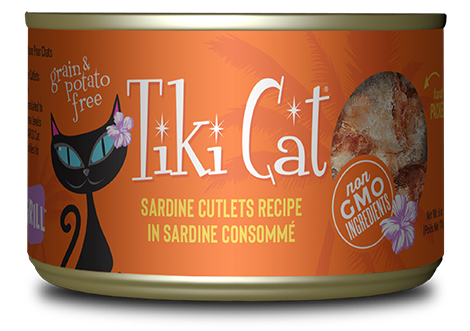 Tiki Cat Tahitian Grill Sardine Cutlets in Sardine Consomme Wet Food