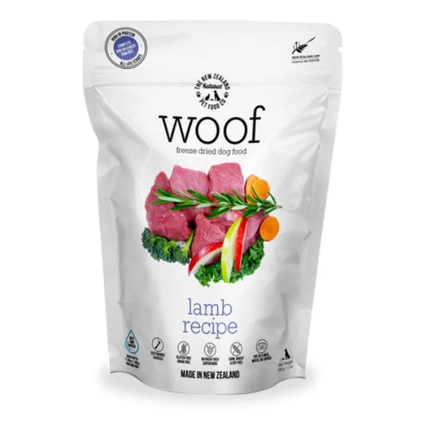 Woof Lamb Freeze Dried Raw Food For Dogs
