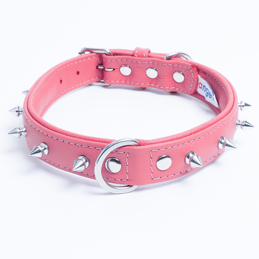 Pink spiked online dog harness