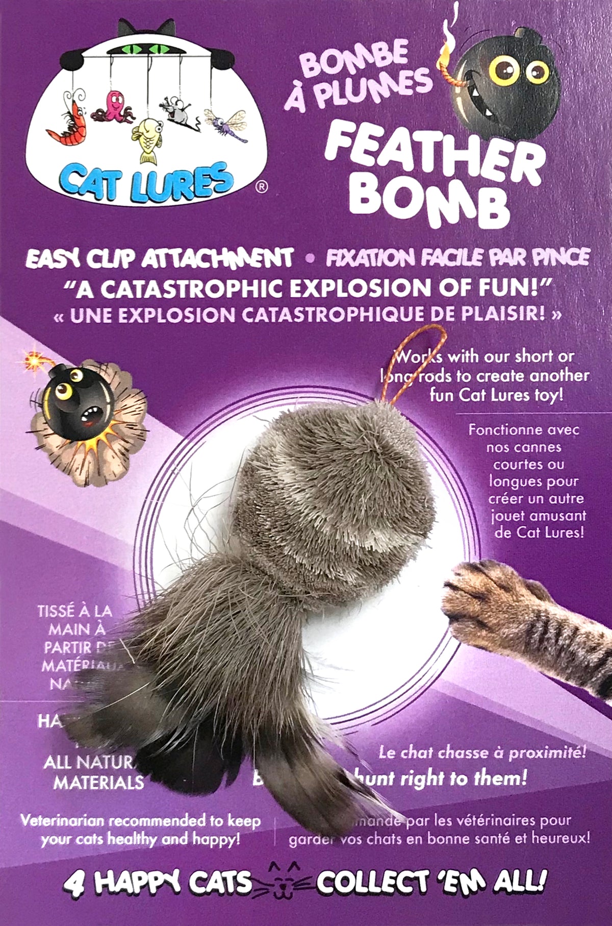 Cat Lures Feather Bomb