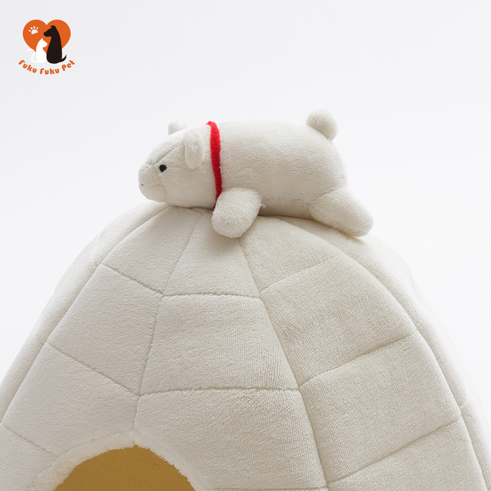 Fukufuku Igloo Polar Bear Pet Bed
