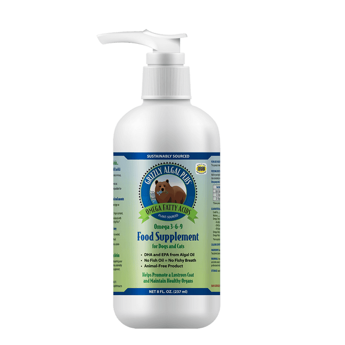 Grizzly Algal Plus Oil Supplement for Dogs and Cats