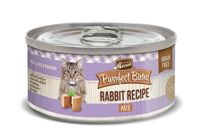 Merrick Purrfect Bistro Rabbit Recipe Pate Canned Cat Food