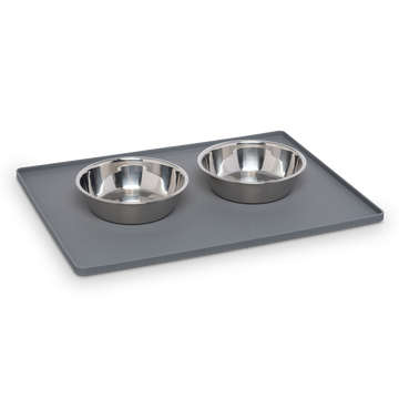 Messy Mutts Silicone Bowl Mat with Raised Edge