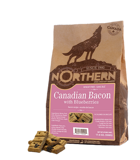 NORTHERN Biscuit Canadian Bacon with Blueberries