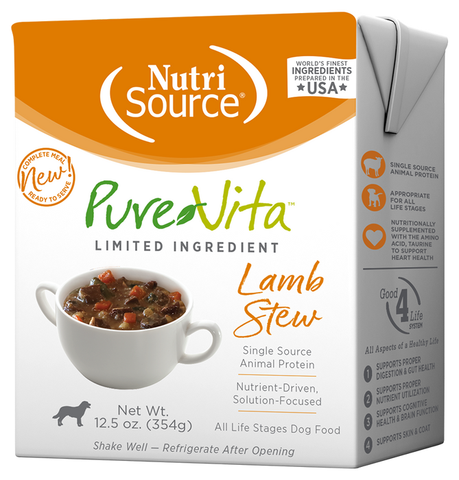 Nutri Source PureVita Lamb Stew 12.5oz
