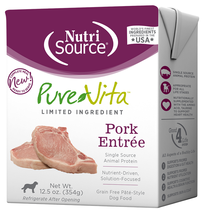 Nutri Source PureVita Pork Entree 12.5oz