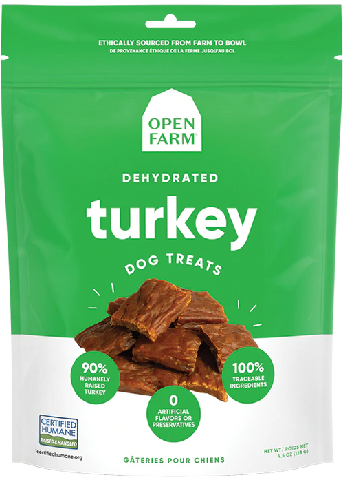 Open Farm Dehydrated Turkey Dog Treat