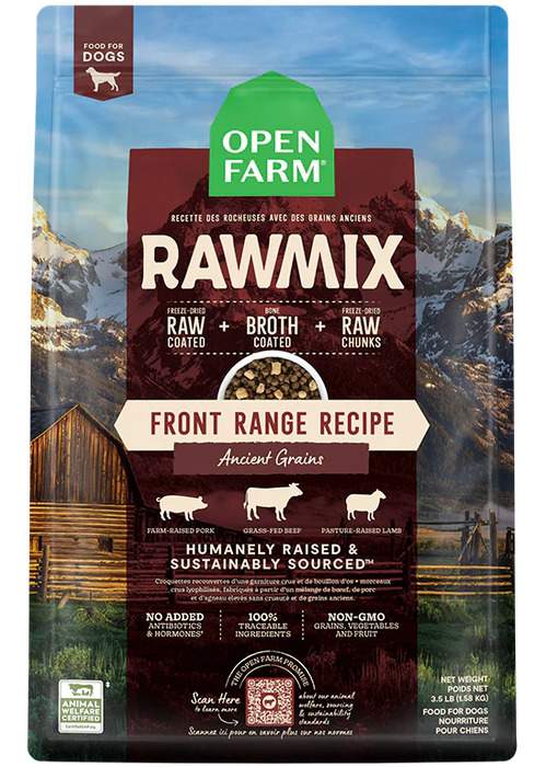Open Farm RawMix Front Range Ancient Grain Recipe for Dogs
