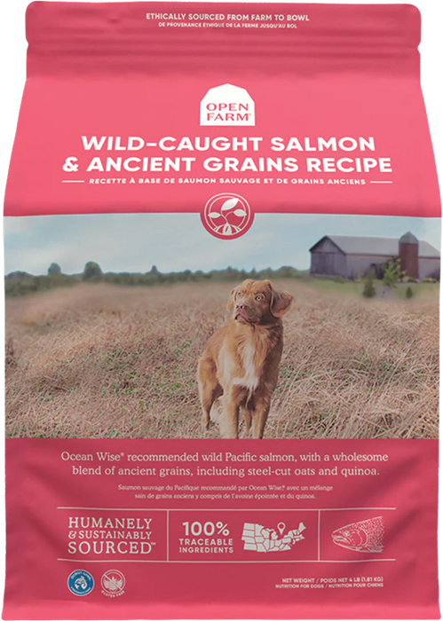 Open Farm Wild-Caught Salmon & Ancient Grains Dry Dog Food