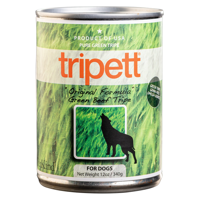 PetKind Tripett Original Formula Green Beef Tripe Wet Food For Dogs