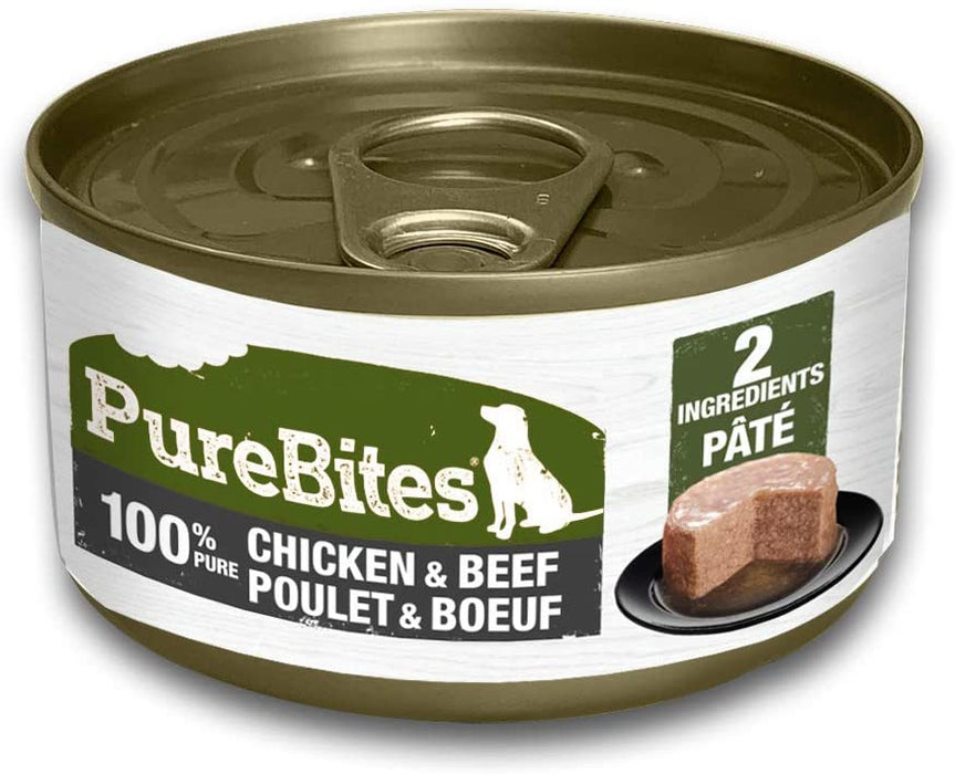 PureBites 100% Pure Chicken & Beef Pate 71g