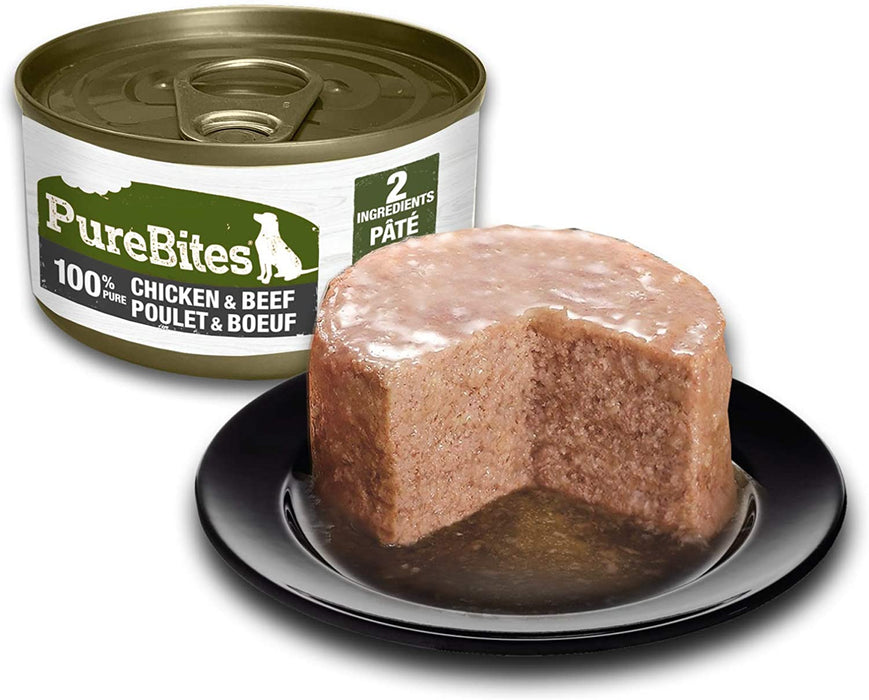 PureBites 100% Pure Chicken & Beef Pate 71g