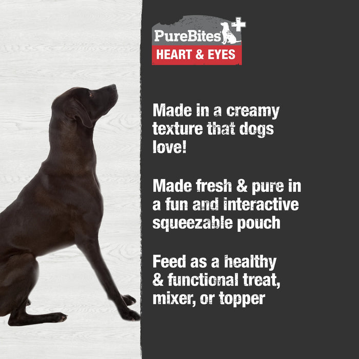 PureBites Heart & Eyes Squeezables Dog Treat