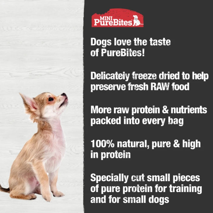 PureBites Mini Trainers Chicken Breast Dog Treats 60g
