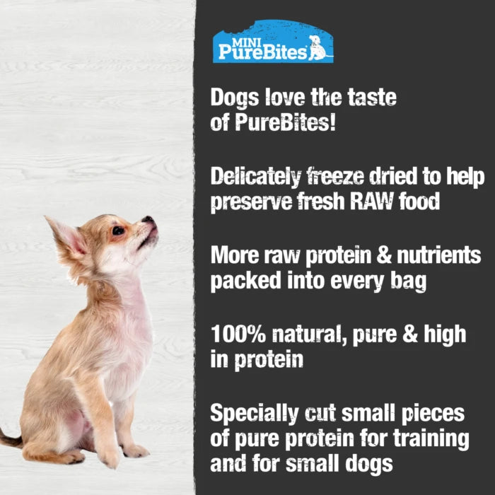 PureBites Mini Trainers Lamb Liver Dog Treats 68g