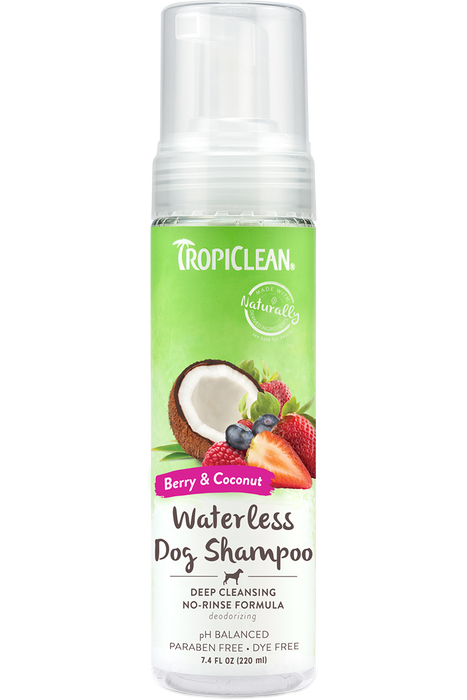 TROPICLEAN Deep Cleaning Waterless Dog Shampoo
