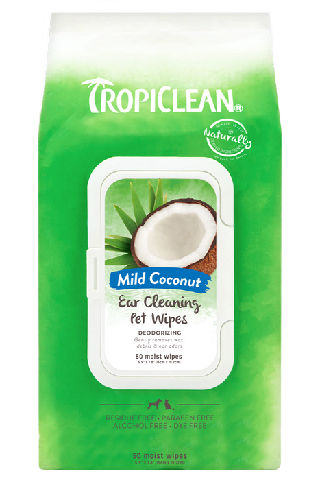 TROPICLEAN Ear Cleaning Wipes