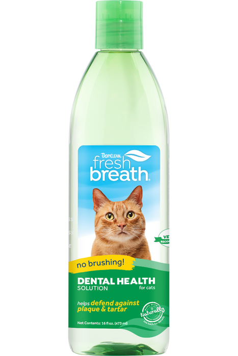 TROPICLEAN Fresh Breath Dental Health Solution for Cats