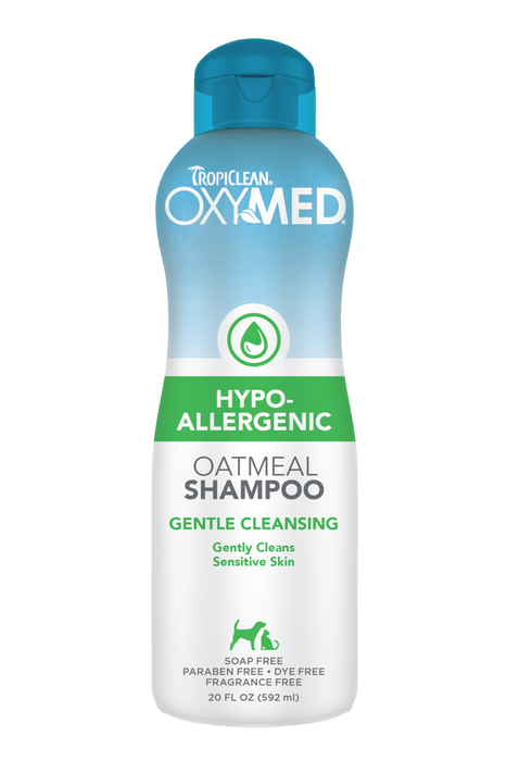 TropiClean OxyMed Hypo Allergenic Shampoo 20oz