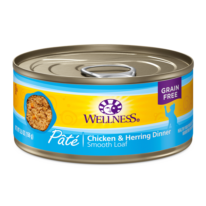 Wellness Complete Health Pate Chicken & Herring Dinner Wet Cat Food