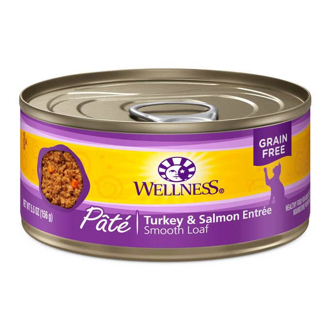 Wellness Complete Health Pate Turkey & Salmon Entree Wet Cat Food