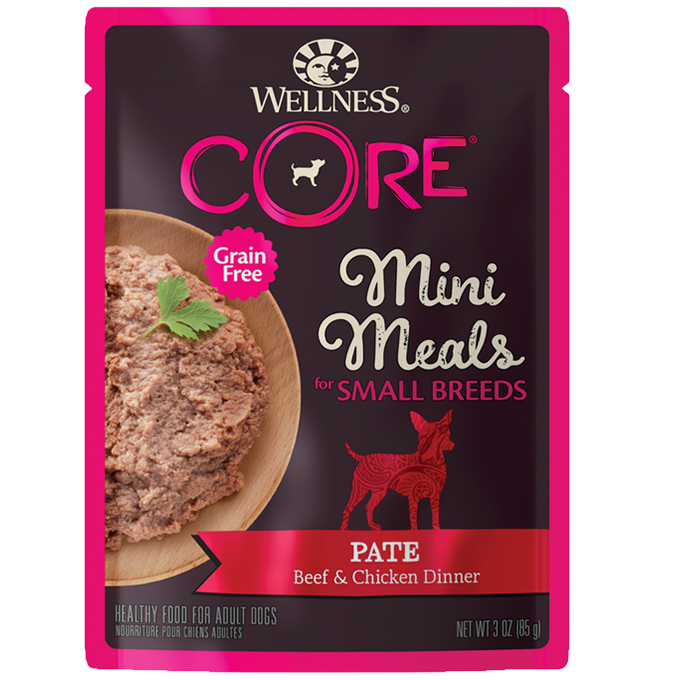 Wellness Core Small Breed Mini Meals Pate Beef & Chicken Dinner